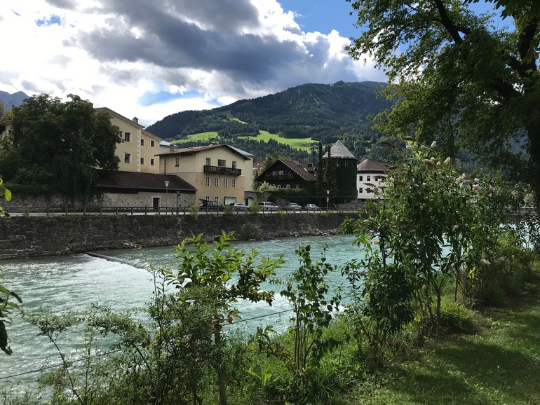Rivier de Drau in Lienz